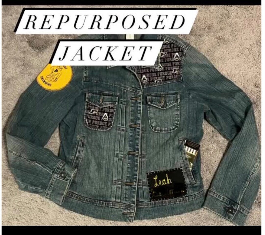 Custom Repurposed Jean Jacket - Etsy