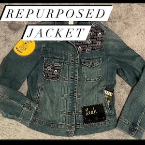 Custom Repurposed Jean Jacket