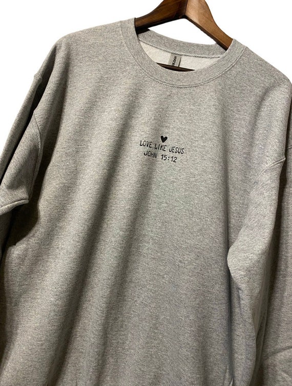 Love Like Jesus Crewneck Sweatshirt, Faith Based, Unisex