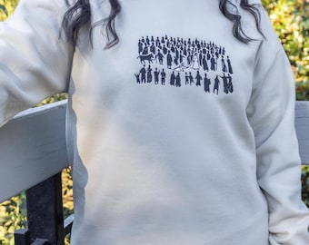 The Storytelling Collection Christian Sweatshirts,Embroidered Christian Faith Based Crewneck,Faith Based Crewneck, Jesus Sweatshirt