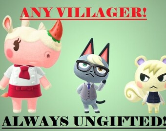 Their Villager Photo! Bonus ANY UNGIFTED VILLAGER That You Want