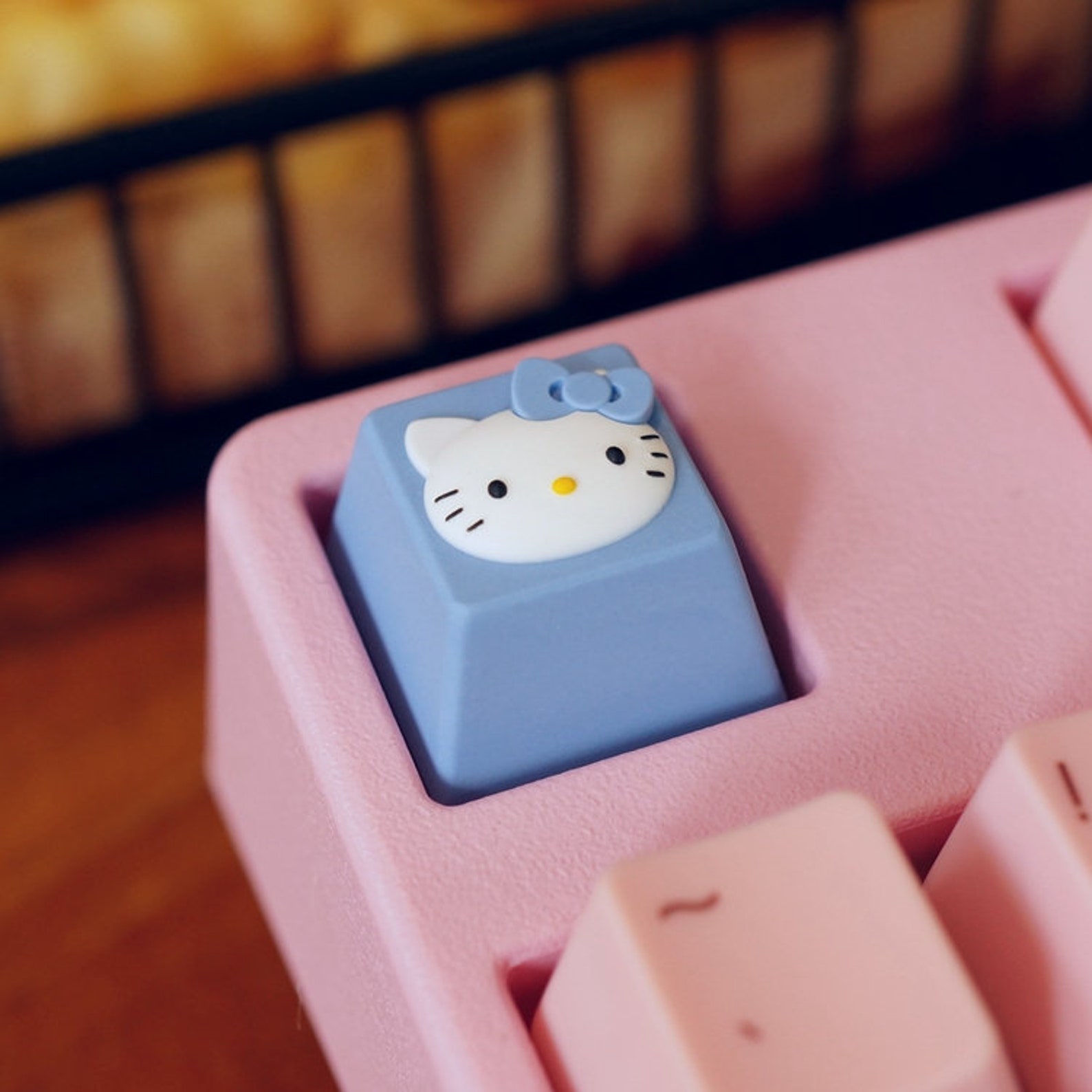 HELLO KITTY Custom Resin Keycap for Mechanical Keyboard MX Etsy