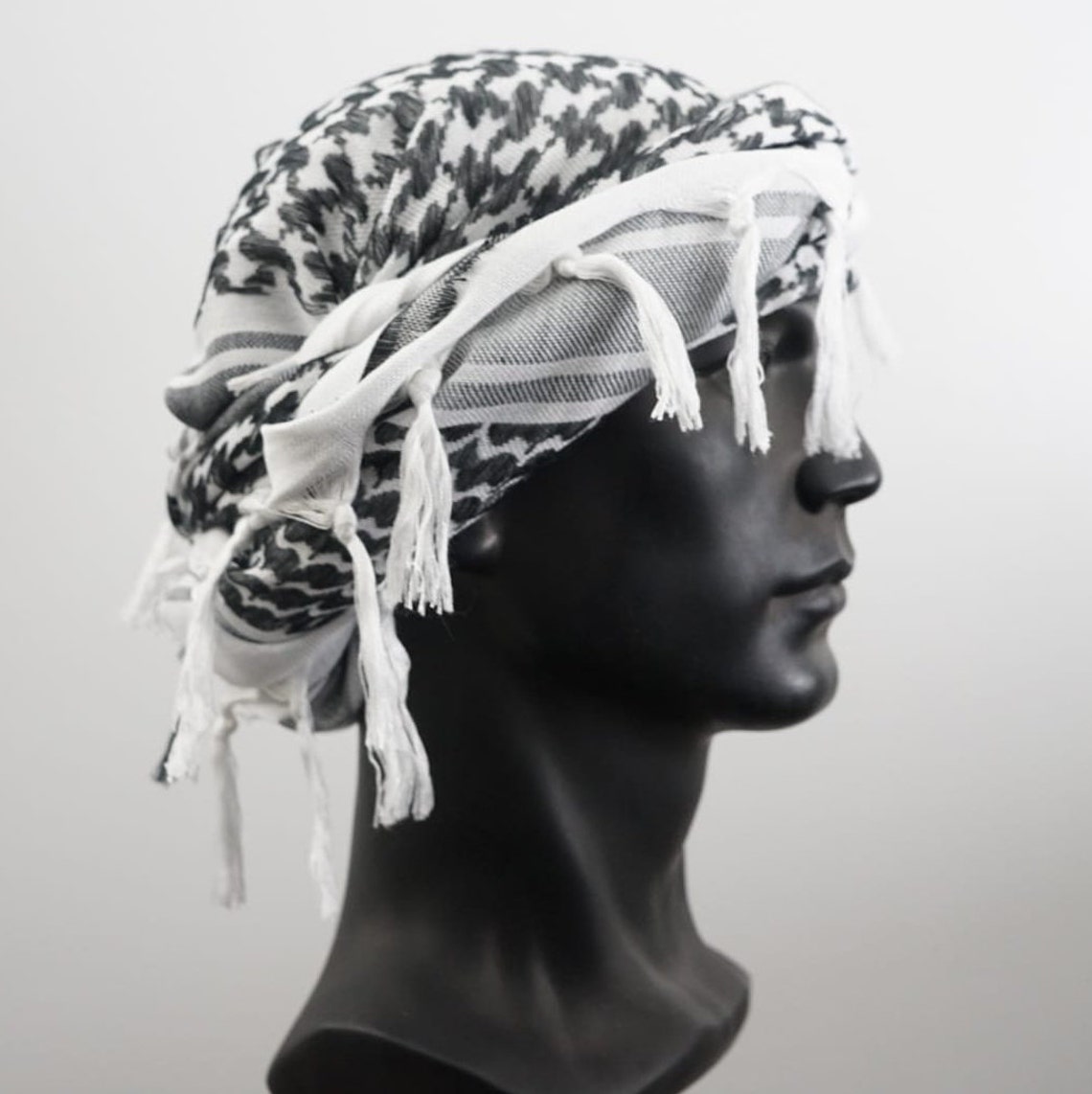 Buy Men Black Turban Men Halo Headwraps Durag Turban Hat for Online in