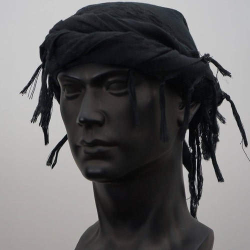 Black Turban Men Halo Headwraps Durag Turban Hat for Men - Etsy