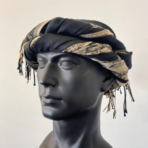 Black Turban Men Halo Headwraps Durag Turban Hat for Men - Etsy