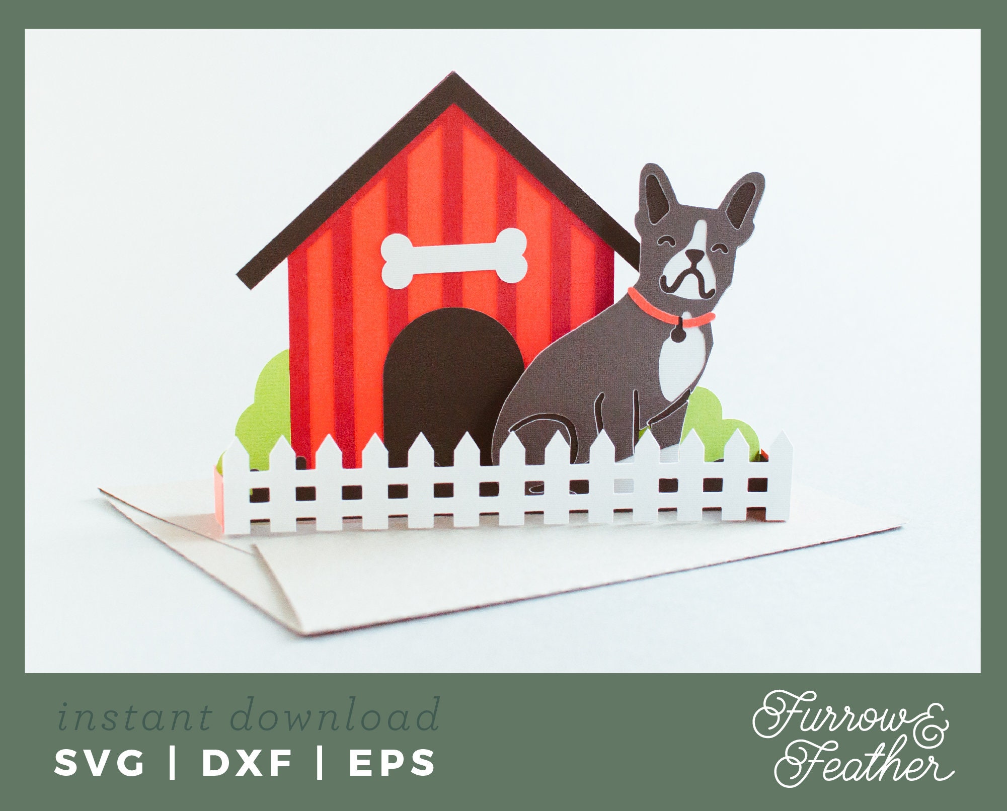 Dog House Card Box - Etsy