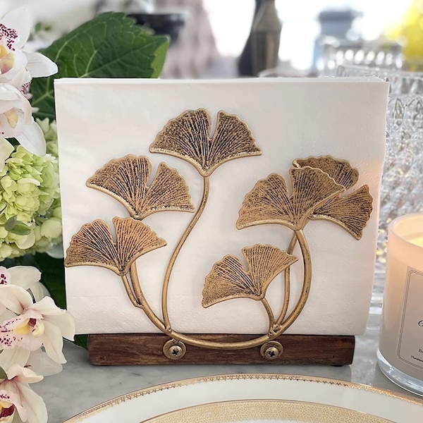 White Napkin Holder Etsy