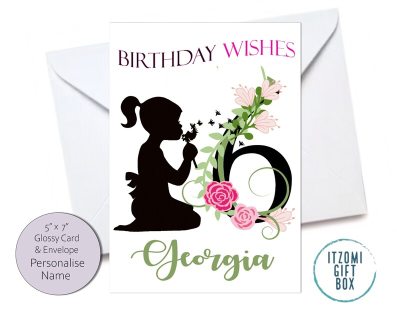 8 Year Old Birthday Card. 5 X 7 Card &amp; Envelope. - Etsy