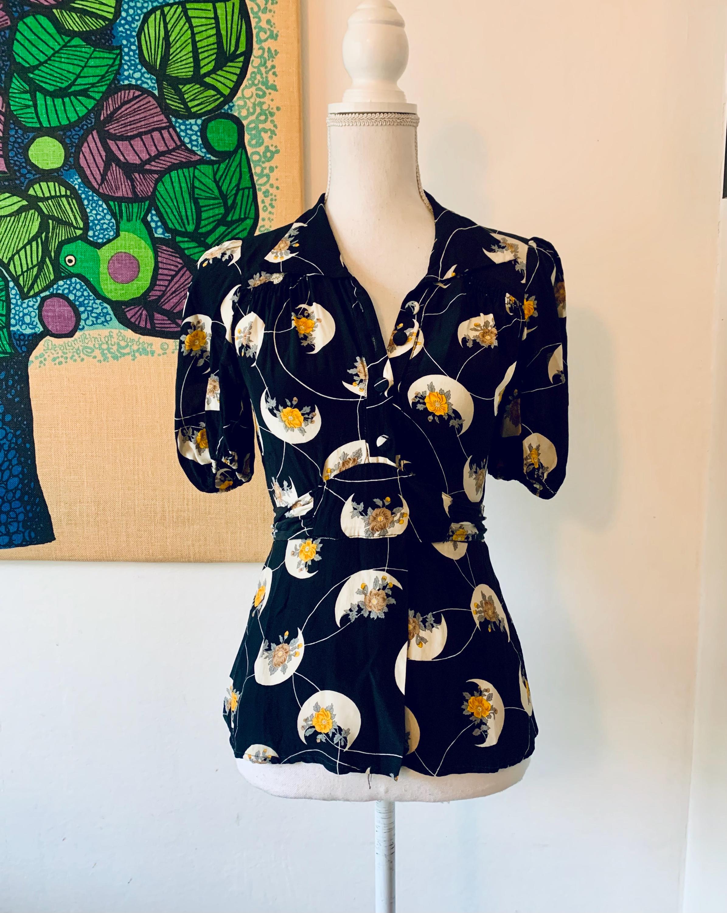 Ossie Clark Blouse - Etsy Ossie Clark Blouse - Etsy