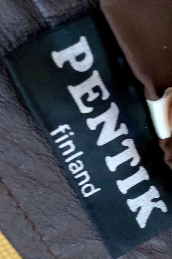 VINTAGE 1970s Leather Patchwork Jacket / Mini Dre… - image 15