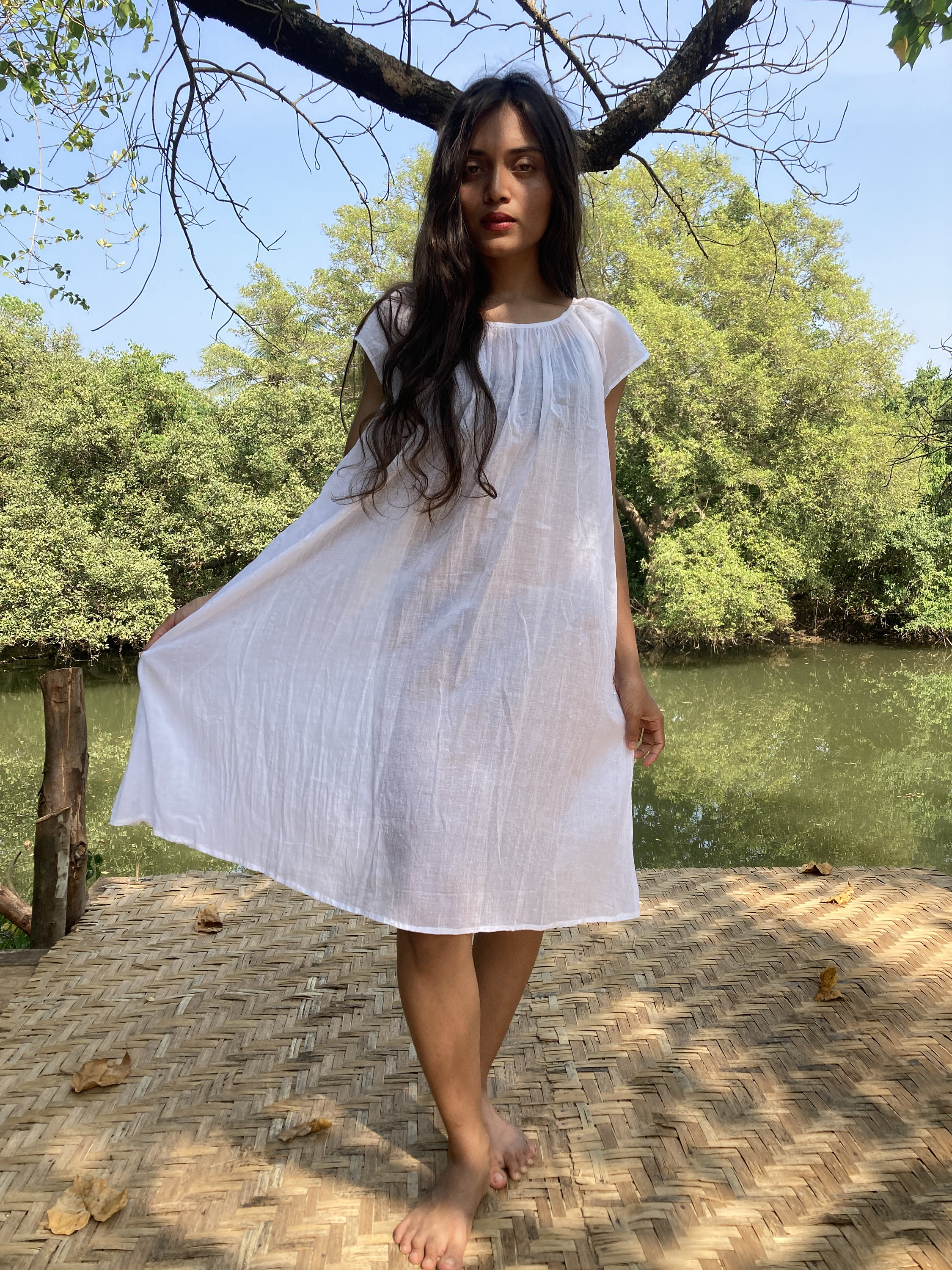 Cotton Gauze Short Nightgown Women's Nightgown Etsy