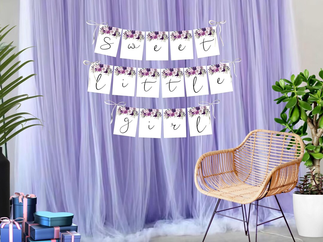 Printable Baby Shower Banner Template Download, Shower Invitations ...