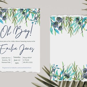 Printable Baby Shower Invitation Template Download, Shower Invitations ...
