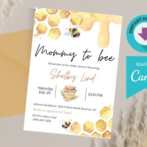 Printable Baby Shower Invitation Template Download Shower - Etsy