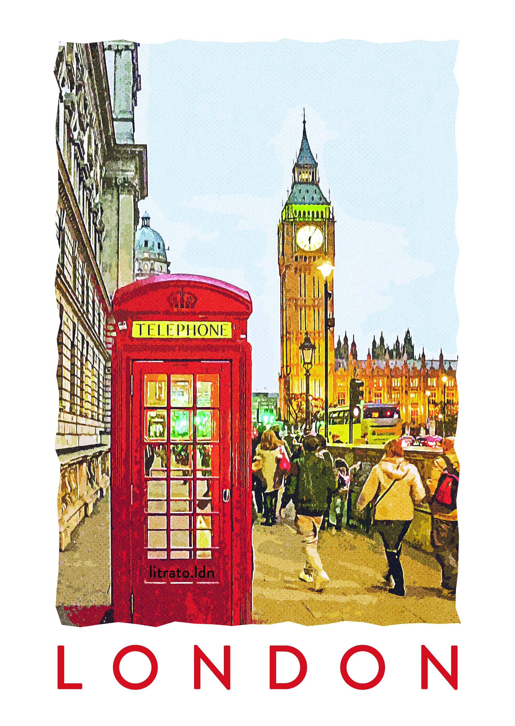 Set of 6 London Postcards London Cards London Prints London Etsy UK