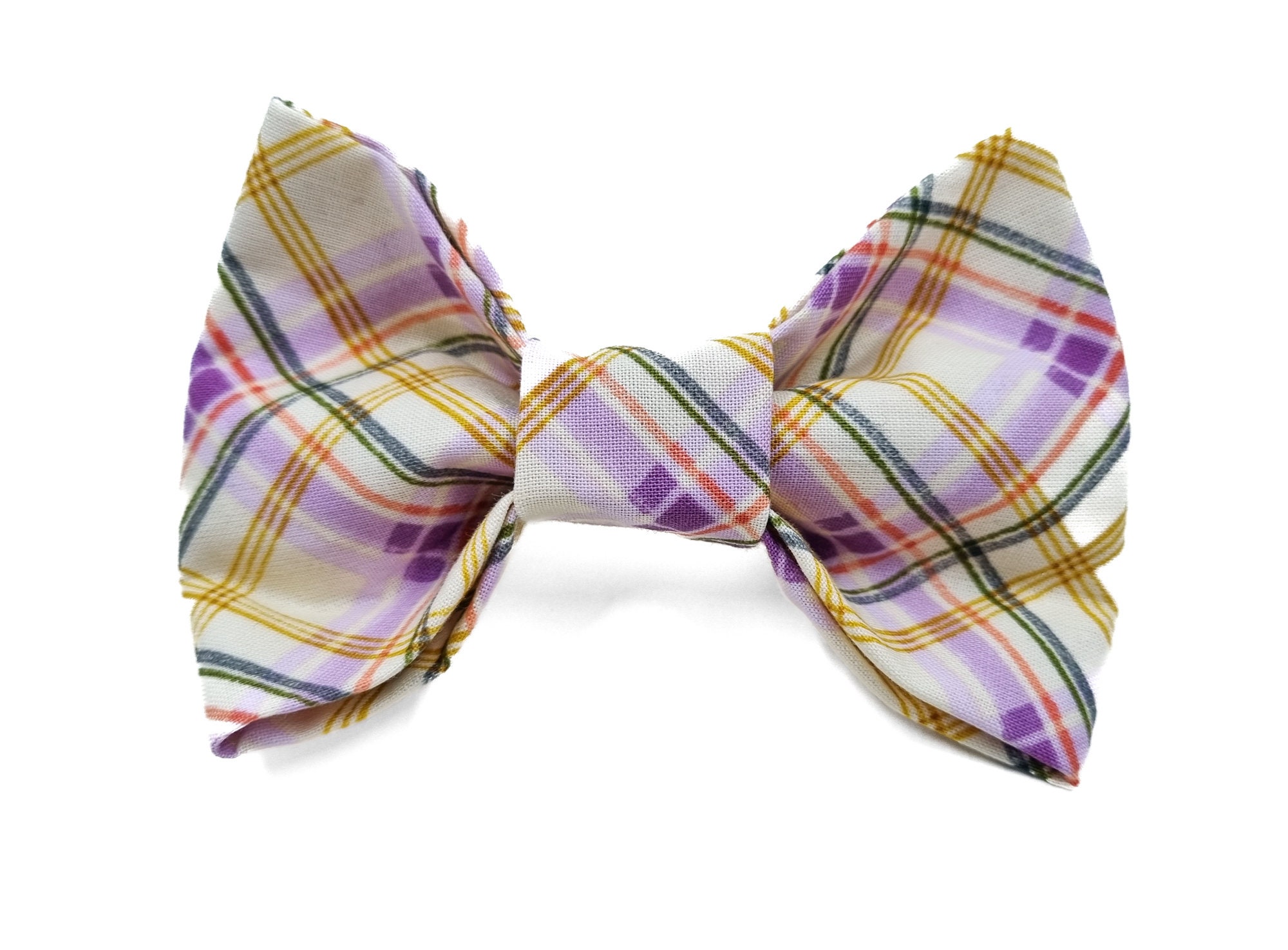 Colorful Purple Easy to Attach to Any Collar Spring and Easter Dog and Cat Bow Tie and Bow Bow Tie & Bows For Dogs and Cats