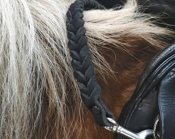 Maria-Hilf horlogebandje/handriem van gevlochten geolied leer - verkrijgbaar in vele kleuren