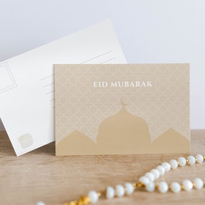 10 cartes postales Eid Mubarak - Cartes postales islamiques - Design moderne