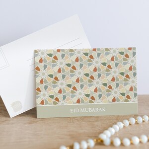 10 cartes postales Eid Mubarak - Cartes postales islamiques - Design moderne