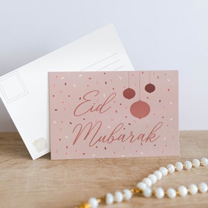 10 cartes postales Eid Mubarak - Cartes postales islamiques - Design moderne