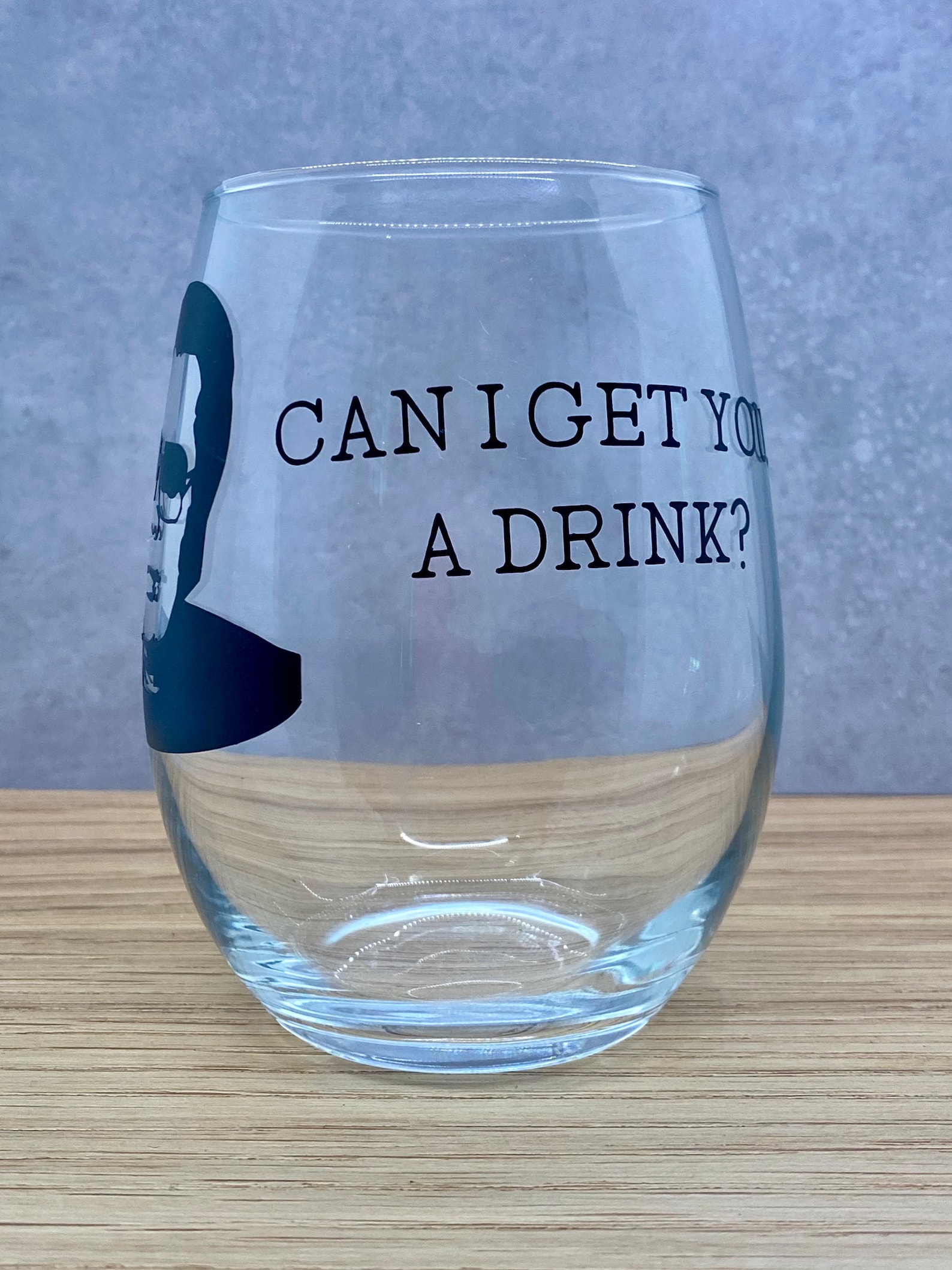 Can I Get You a Drink Cult Leader Stemless Wine Glass Etsy
