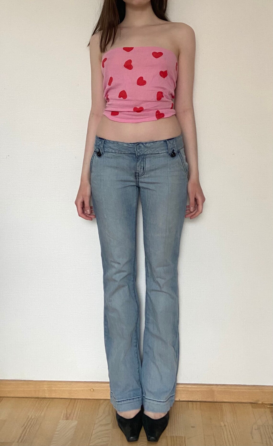 low waisted baggy jeans y2k