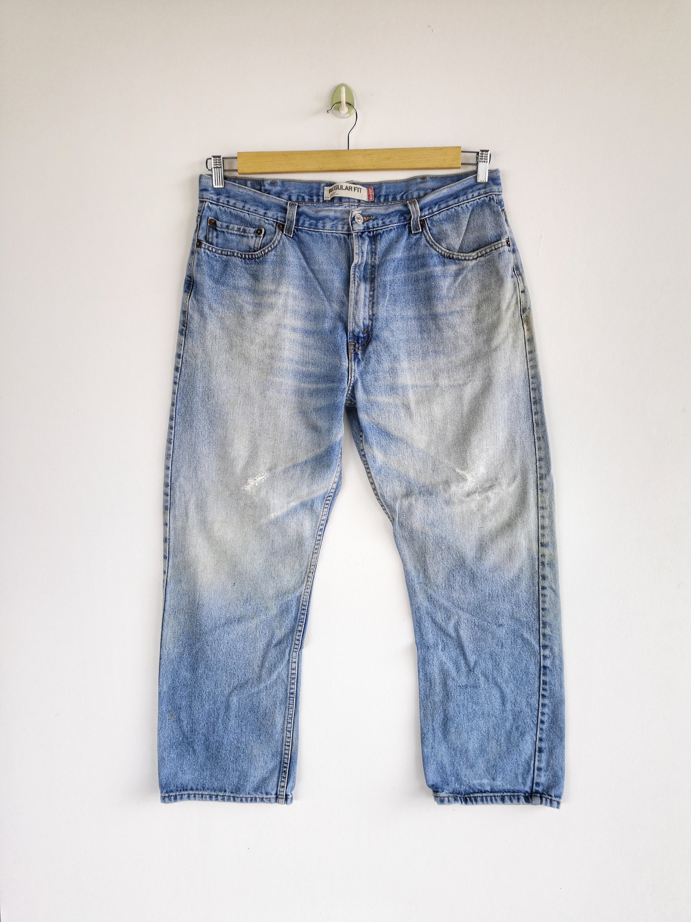 Size 38x28 Vintage Levi's 505 Jeans Straight Slim Denim - Etsy Finland