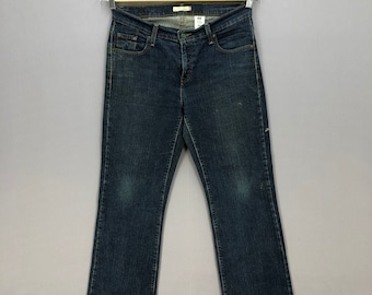 W33 Vintage Levi's 529 Boot Cut Jeans Y2k Womens High Rise Wide Leg Levis Pants Levis Bell Bottom Denim Levis Mom Jeans Size 33x28