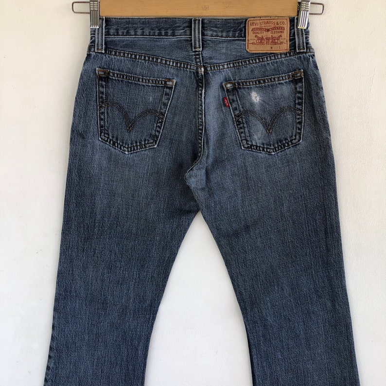 W29 Vintage Levi's 527 Bootcut Ripped Jeans 90s Levis Women High Rise ...