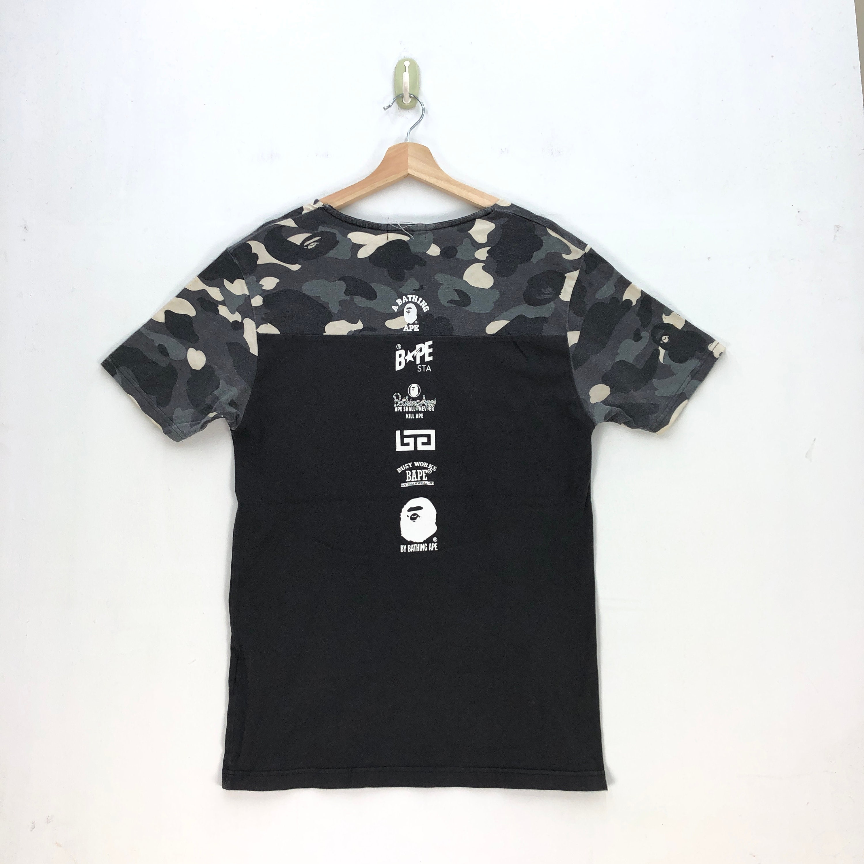 Bape Camo Jersey Black size Medium NWT