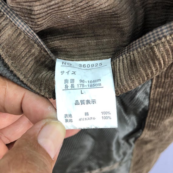Vintage First Down Corduroy Chore Jacket Large Fi… - image 5