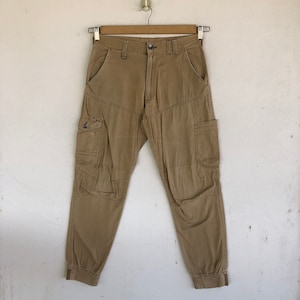 Pantalones cargo japoneses W30, estilo Harajuku, estilo vintage, tácticos, informales, multibolsillos, para hombre y mujer, talla 30 x 28