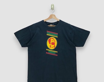 Vintage 90s Thrasher T-Shirt Large Thrasher Burnt Skate Mag Logo Distressed Dirty Black Tee Grunge Fire Circle Skateboarding Heat Size L