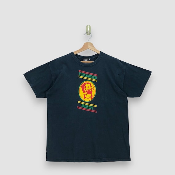 Vintage 90s Thrasher T-shirt Large Thrasher Burnt Skate Mag