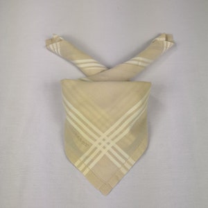 Vintage Burberry Handkerchief, Burberry Bandana Accessories, Burberry Pocket Square, Burberry Neck Scarf, Burberry Babushka Scarf