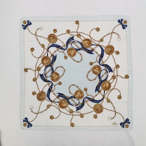 Vintage Fendi Bandana Fendi Handkerchief Fendi Neckerchief Accessories Womens Neck Wear Authentic Luxury New Year Gift Headband Scarves