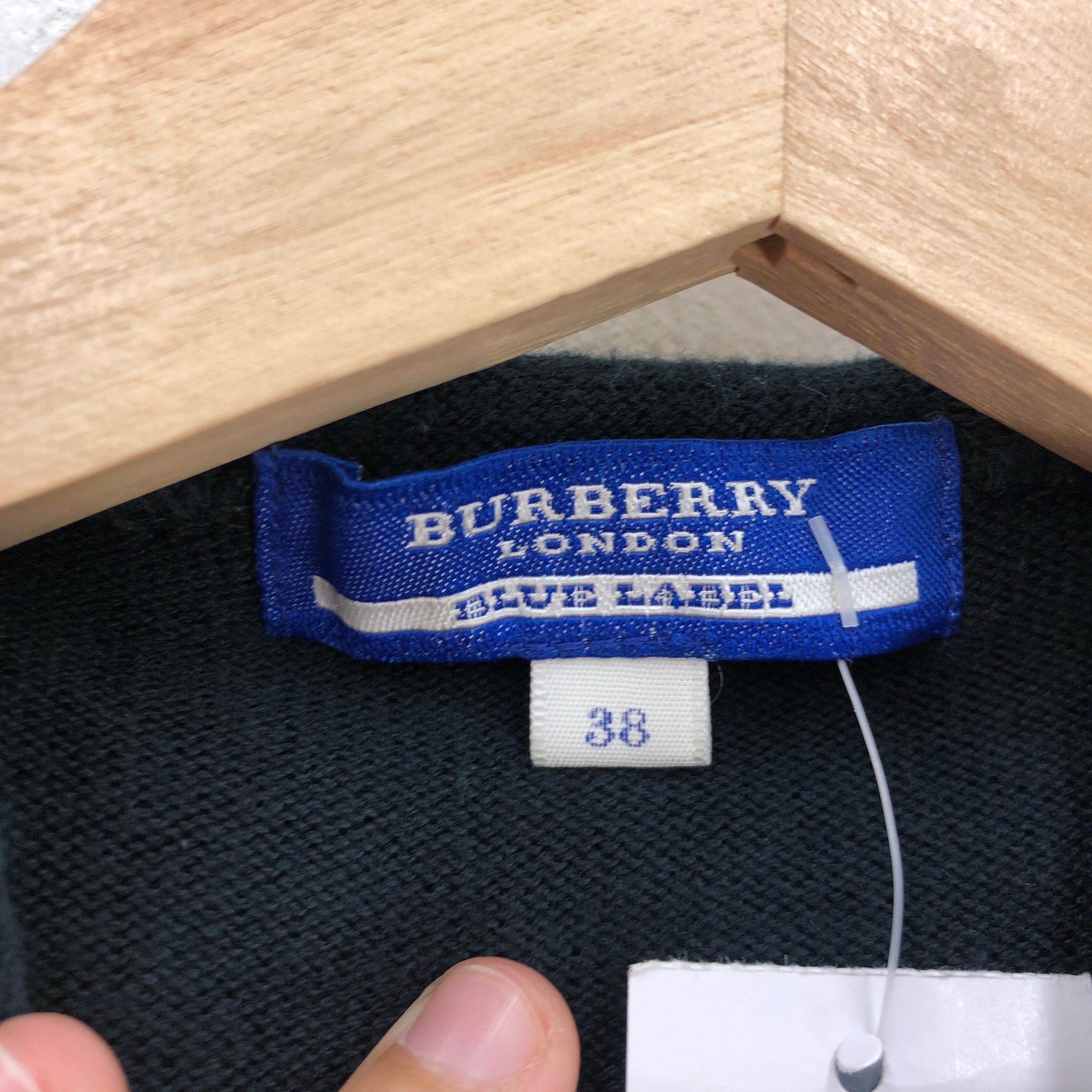 Vintage Y2K Burberry Hoodie Sweater Small Burberry's Hooded Zipper