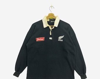 RARE Vintage 90s Distressed Canterbury New Zealand All