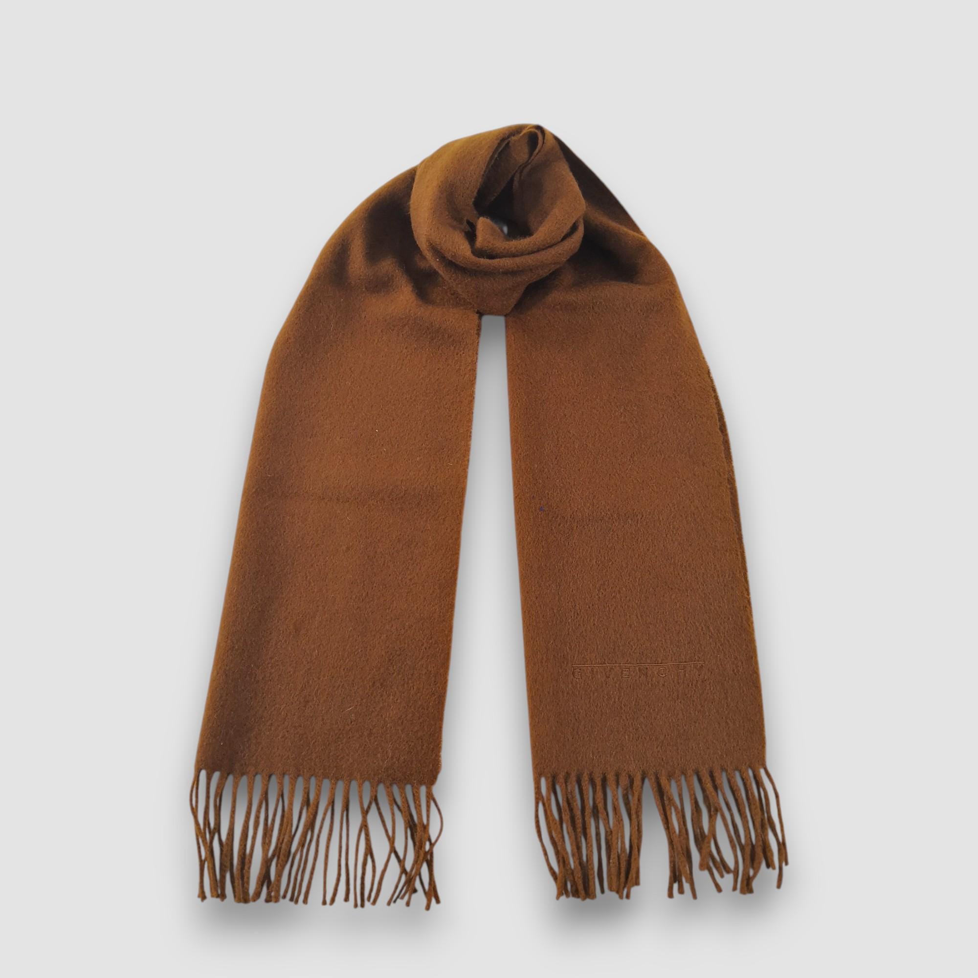 Vintage Givenchy Scarf Muffler Givenchy Wool Scarves Wrapped