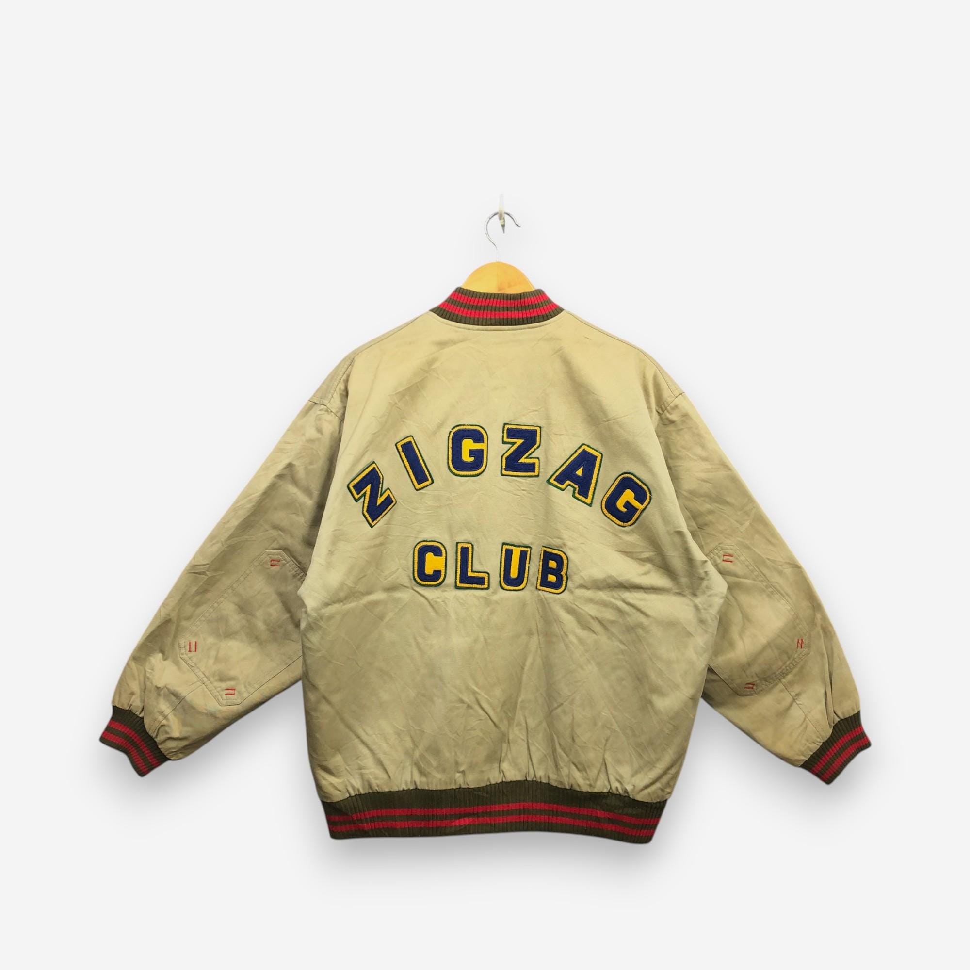 ジャケット・アウター vintage yellow stadium jacket Vintage HOUSTON SPORTSWEAR Baseball Stadium Varsity Jacket