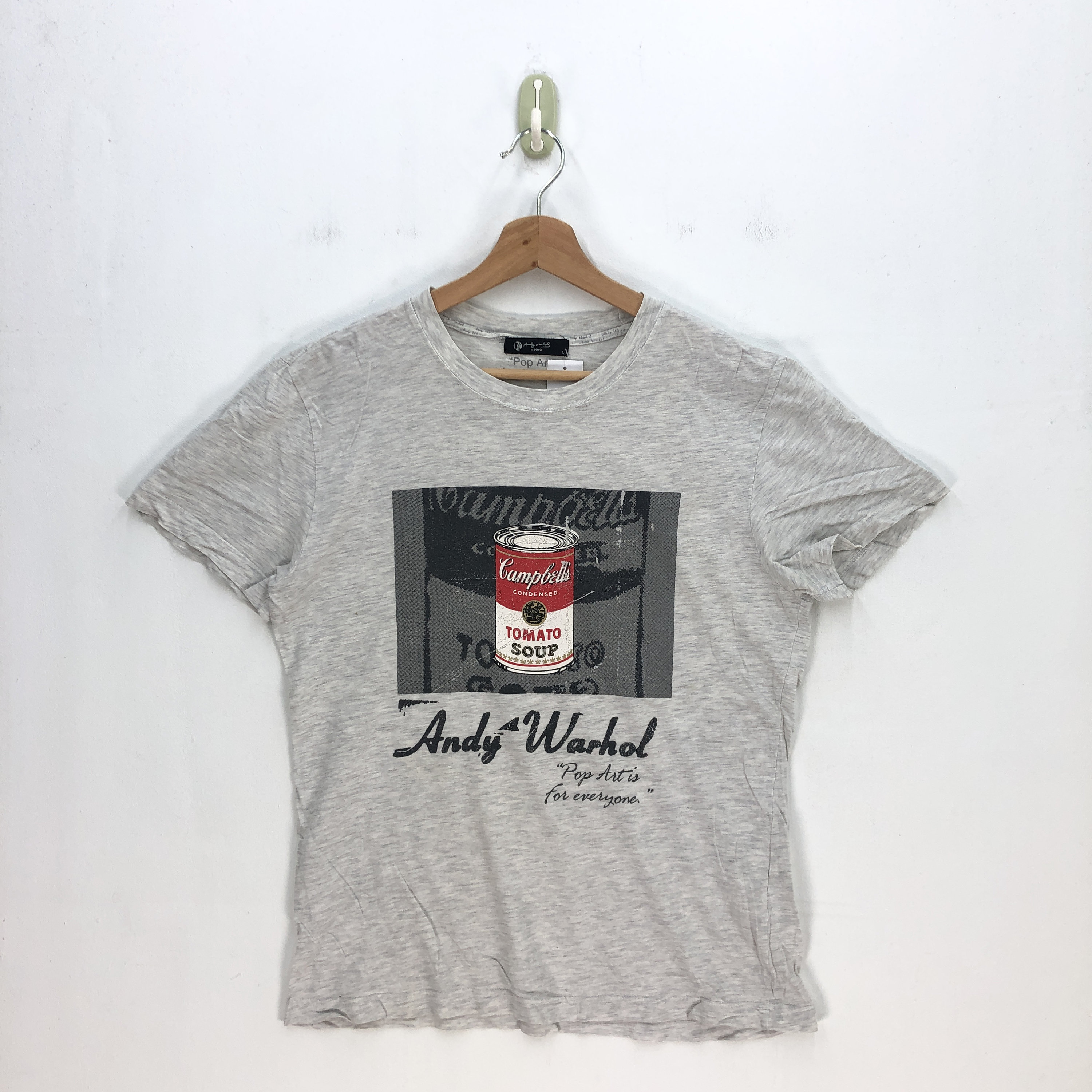 Vintage Andy Warhol Campbells T Shirt Medium 90s Andy Warhol Pop 