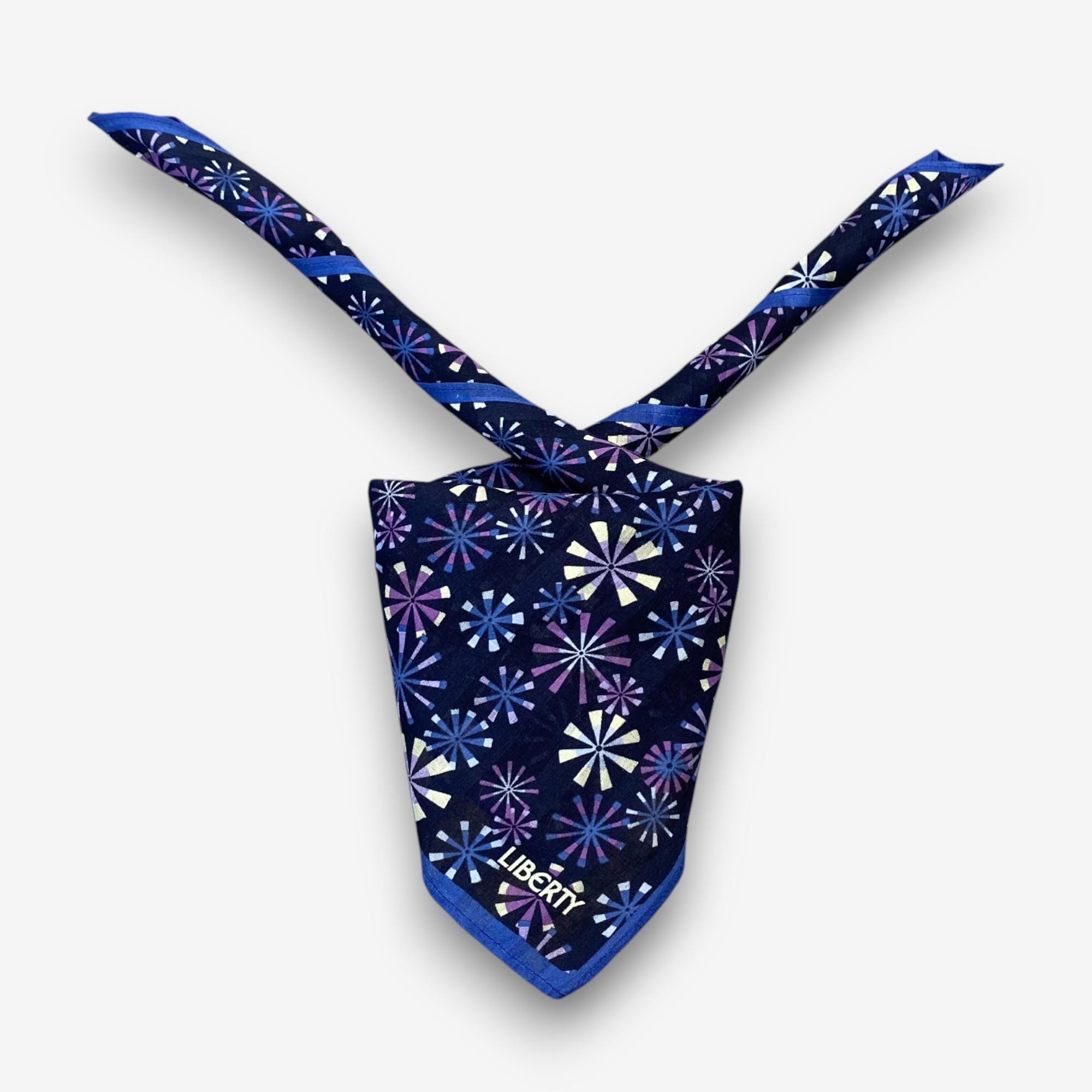 ヴィンテージリバティハンカチ、本物のリバティバンダナ、高級