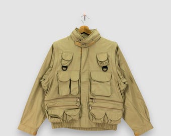 Vintage Paralyzer Windbreaker Jacket 90s Japanese Multi Pocket Bondage Casual Jacket Large Harajuku Mens Working Uniform Jacket Size L