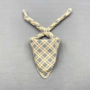 Vintage Burberry Handkerchief Burberrys Bandana Burberrys Neckerchief Accessories Pocketsquare Neck Scarf Authentic Luxury Headband Scarves