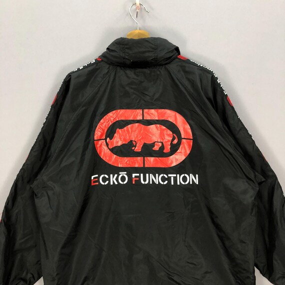 Vintage Y2K Ecko Function Hoodie Windbreaker Jack… - image 3