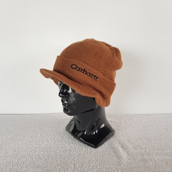 Vintage Carhartt Hats Beanie Unisex Accessories Christmas Women Beanie Winter Fashion Gifts Warm Cozy Hat for Women Nice Hat Brown Color