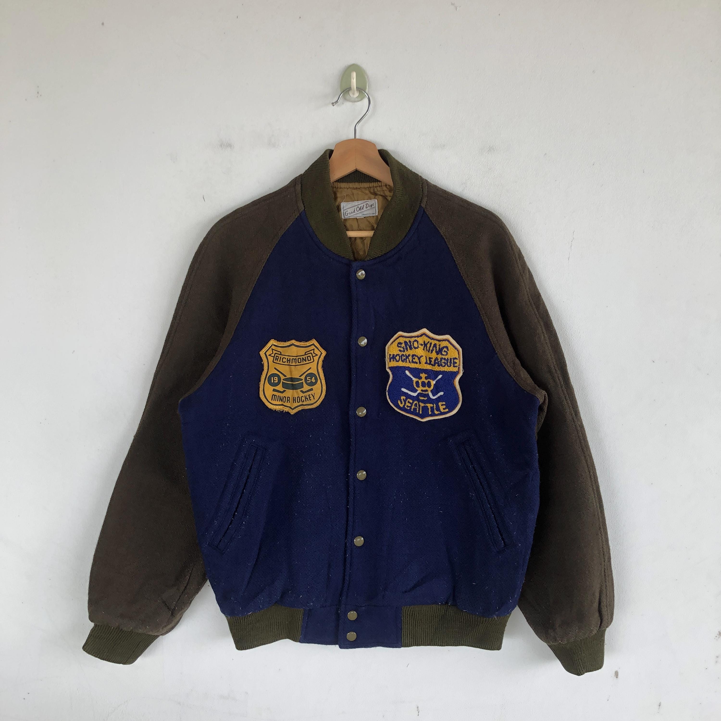Vintage Good Old Days Varsity Jacket 90s Embroidery Vintage Good Old Days Varsity Jacket 90s Embroidery