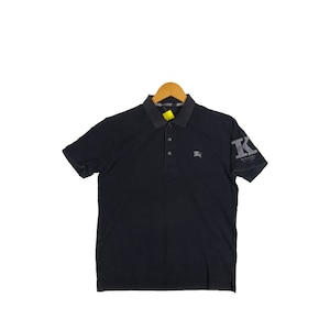 Vintage Burberrys London Poloshirt Medium 90er Jahre Burberrys Casual Wear Hemd Burberrys England Polos Schwarzes Hemd Größe M