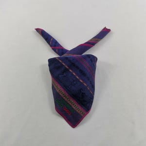 Vintage Paolo Gucci Handkerchief Authentic Paolo Gucci Bandana Luxury Neckerchief Headband Pocketsquare Women Accessories Scarf Gift for Her
