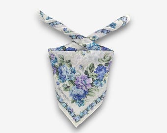 Pañuelo vintage YSL, bandana Yves Saint Laurent, accesorios para mujer, pañuelo para el cuello, pañuelo de bolsillo, bufanda, diadema, babushka, regalo para ella